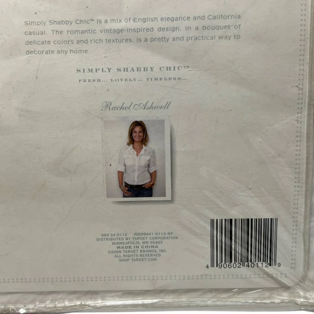 NWT Simply Shabby Chic Rachel Ashwell TWIN sheet set with ruffle - Picture 5 of 5